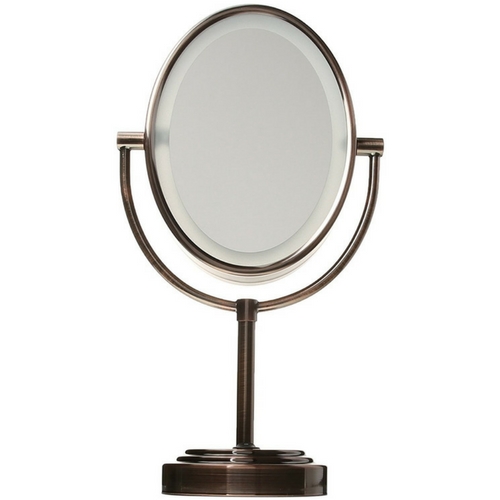 Conair Oval Shaped Double-Sided Lighted Makeup Mirror