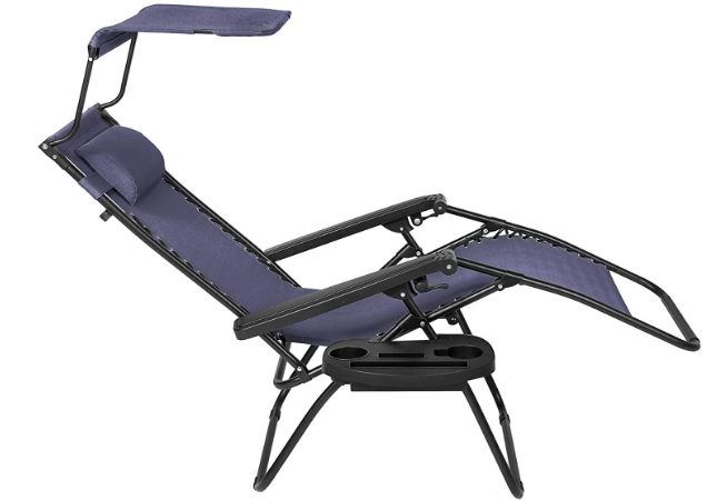 Best Choice Products Folding Zero Gravity Recliner Lounge Chair