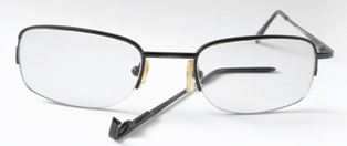broken eyeglass frames