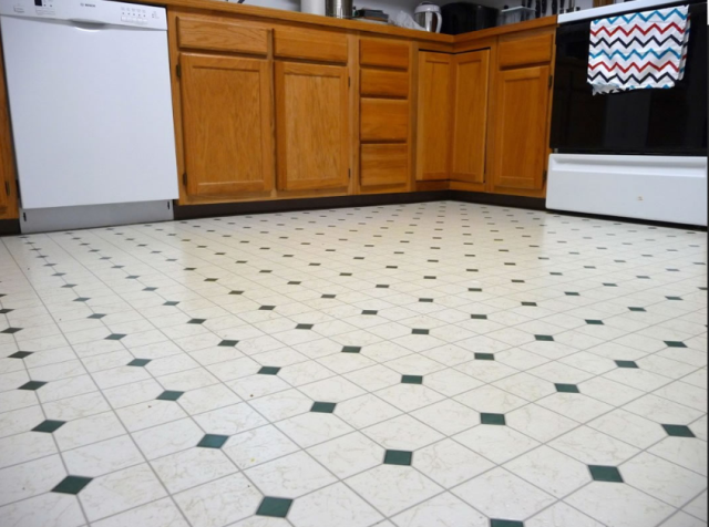 Linoleum floor