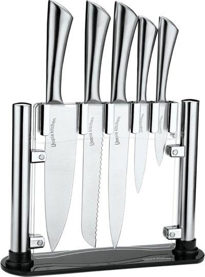 Utopia Kitchen Stainless Steel 6 Piece Knives Set