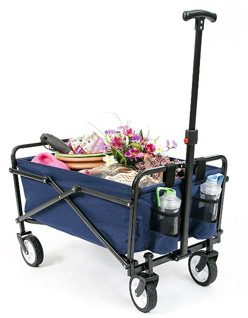 YSC Wagon Garden Folding Utility Shopping Cart