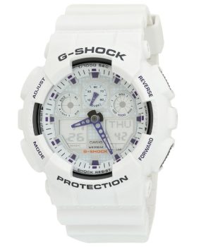 G-Shock GA100A-7A X-Large Men's White Resin Sport Watch