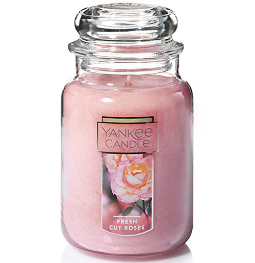 Yankee Candle Large Jar Candle, Fresh Cut Roses