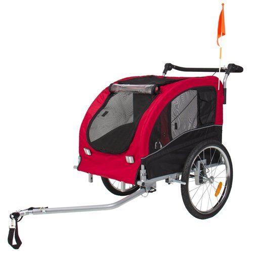 Best Choice Products 2 in 1 Pet Dog Bike Trailer