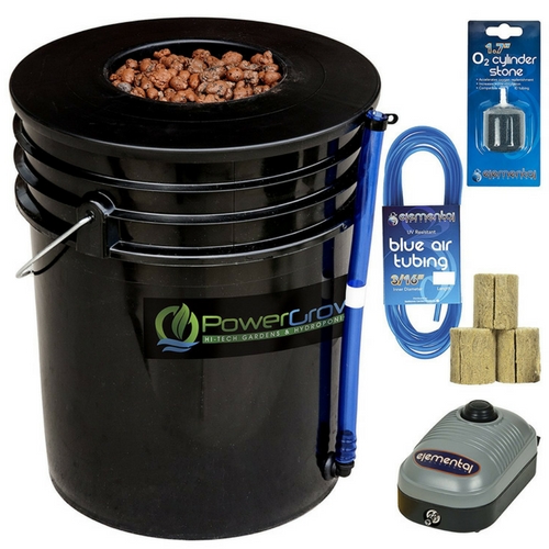 Deep Water Culture (DWC) Hydroponic Bucket Kit 5 Gallon