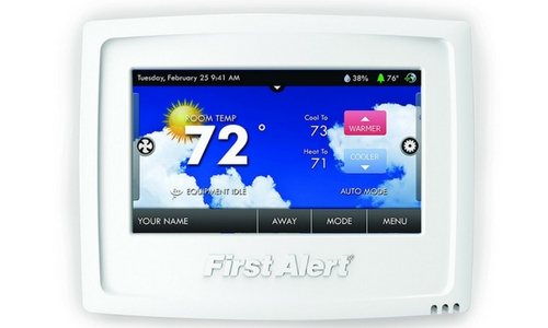 First Alert Onelink Wi-Fi Touchscreen Smart Thermostat