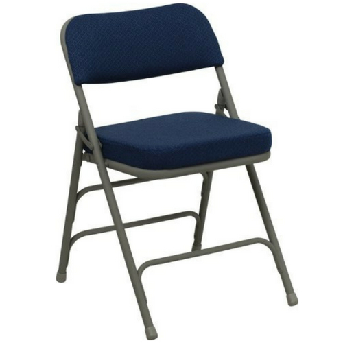 Hercules Premium Fabric Metal Folding Chair