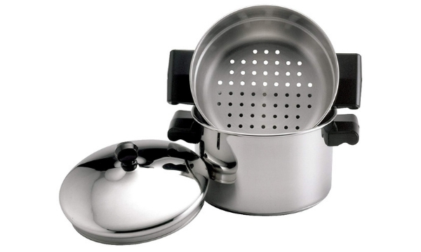 Farberware Classic Series Stainless Steel Stack 'N' Steam 3-Quart Covered Saucepot and Steamer