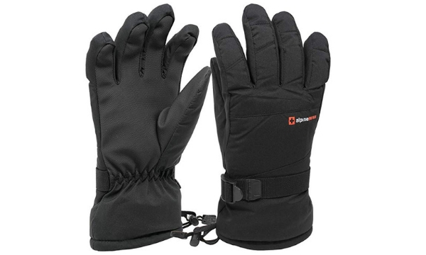 Alpine Swiss Waterproof Snow Gloves