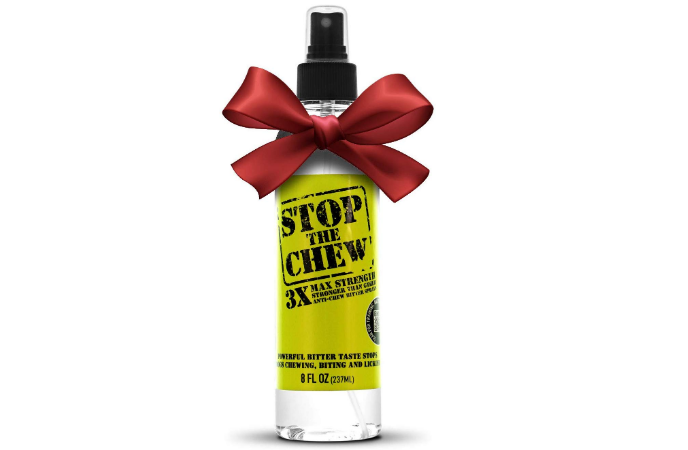 Emmy's Best Stop The Chew 3X Strength Anti Chew Bitter Spray Deterrent for Dogs & Puppies