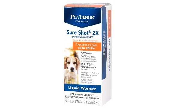 PetArmor Sure Shot 2X Liquid De-wormer