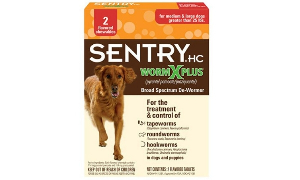 Sentry HC WormX Plus Dog Dewormer