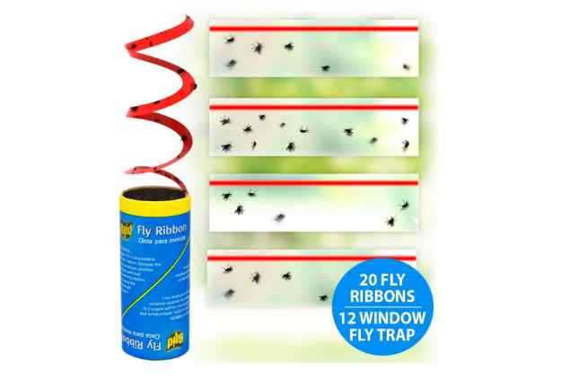 Raid Fly Ribbon & Window Fly Trap Bundle