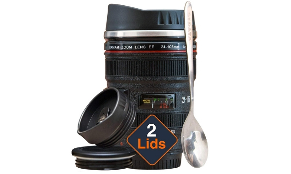 STRATA Camera Lens Coffee Mug