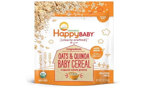 Happy Baby Cereal Whole Grain Oats and Quinoa