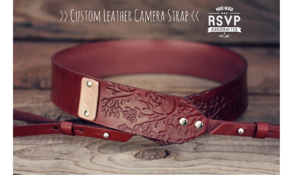 Custom Leather Cam Strap