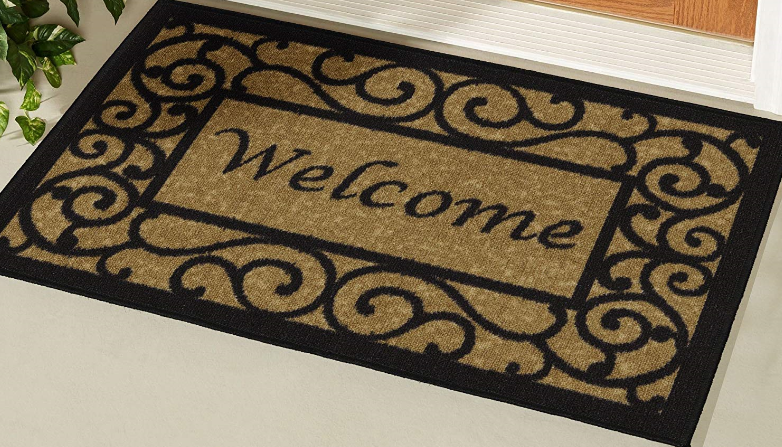 Ottomanson Ottohome Collection Rectangular Welcome Doormat