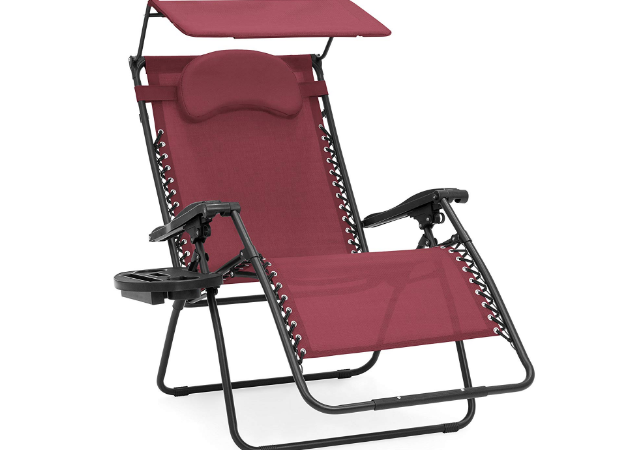 Best Choice Products Oversized Zero Gravity Reclining Lounge Patio Chair