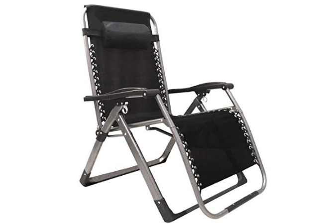 FOUR SEASONS Oversized XL Extra Wide Seat Upgraded Heavy Duty Zero Gravity Chair Lounge