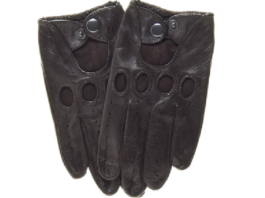 Pratt and Hart Touchscreen Leather Driving Gloves