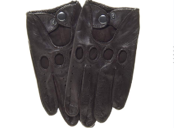Pratt and Hart Touchscreen Leather Driving Gloves