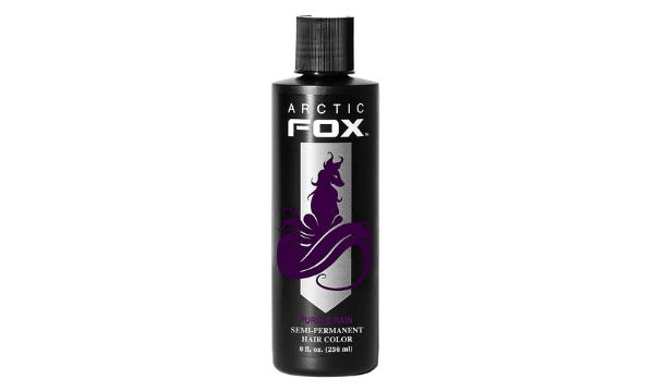 Arctic Fox Cruelty Free 100% Vegan Semi Permanent Hair Color Dye (8 Oz, Purple Rain)
