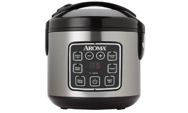 Aroma 8-Cup Digital Rice Cooker & Food Steamer