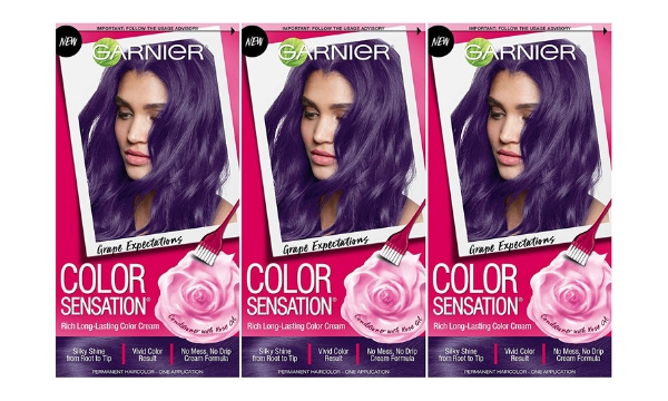 Garnier Hair Color Sensation Hair Cream, Grape Expectations