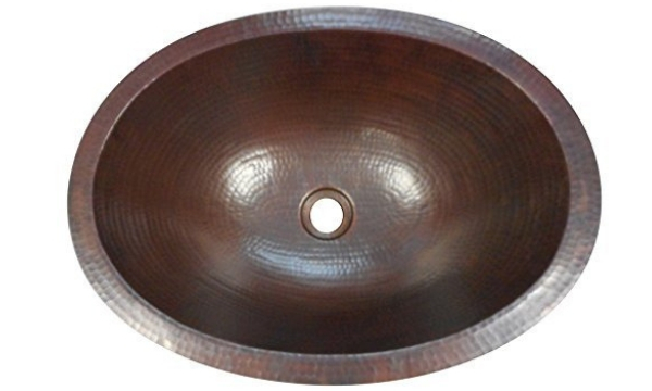 SimplyCopper 19" Oval Copper Bathroom Sink