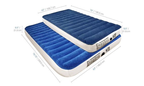 SoundAsleep Camping Series Air Mattress with Eco-Friendly PVC