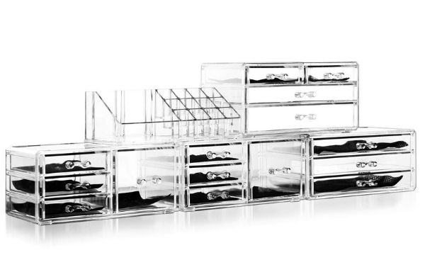 Felicite Home Acrylic Jewelry And Cosmetic Storage
