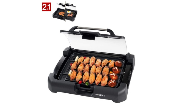 Secura Electric 2-in-1 Grill & Griddle