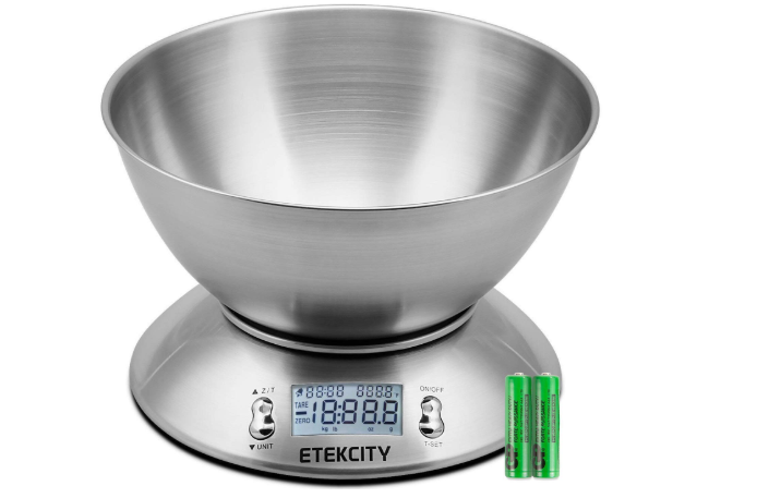 Etekcity Digital Multifunction Scale Removable Bowl