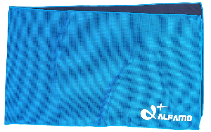 Alfamo Cooling Towel for Sports, Workout, Fitness, Gym, Yoga, Pilates, Travel, Camping & More