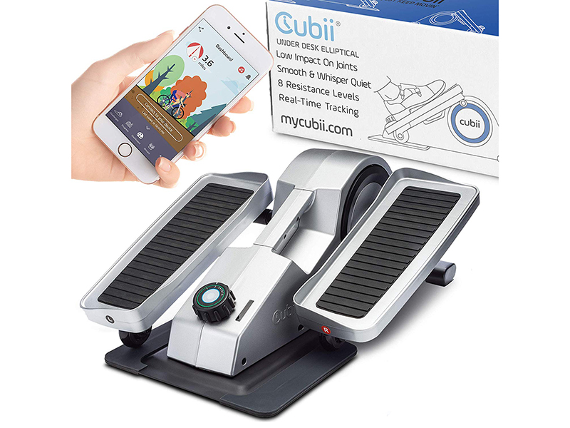 Cubii Pro - Seated Under-Desk Elliptical - Get Fit While You Sit - Bluetooth Enabled, Sync with Fitbit and Apple HealthKit - Whisper-Quiet - Adjustable Resistance - Easy to Assemble