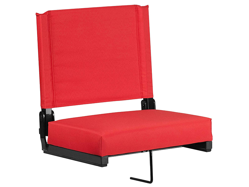 Flash Furniture Grandstand Comfort Seats by Flash with Ultra-Padded Seat in Red