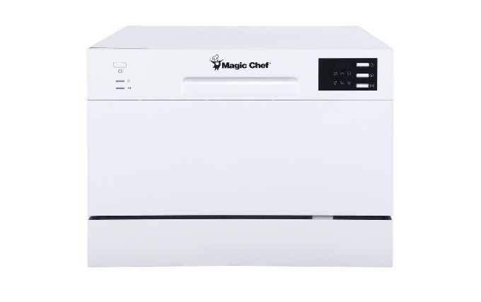 Magic Chef Energy Star 6-Place Setting MCSCD6W5 6 Plate Countertop Dishwasher