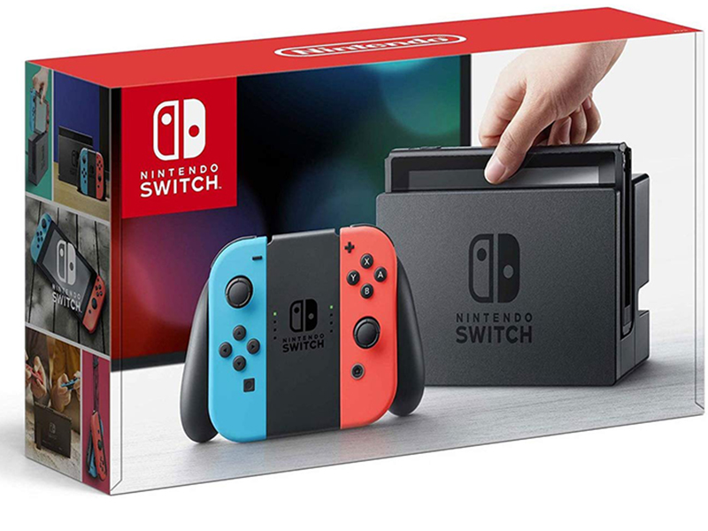 Nintendo Switch – Neon Red and Neon Blue Joy-Con - HAC 001