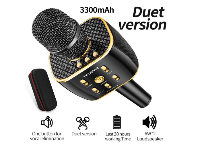 hMovie Wireless Karaoke Microphone