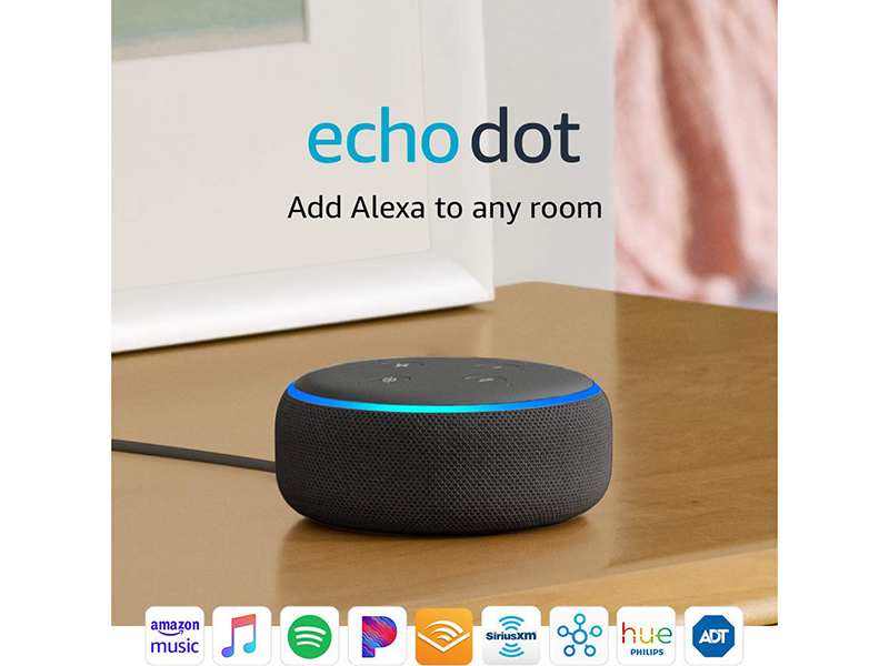 Echo Dot (3rd Gen) - Voice control your smart home with Alexa - Charcoal