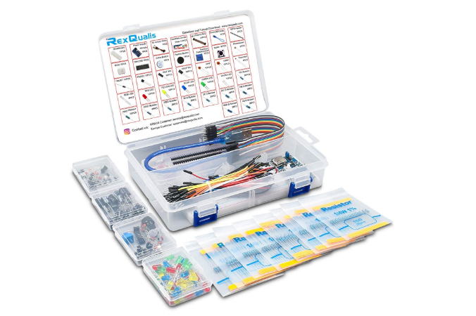 REXQualis Electronics Component Fun Kit