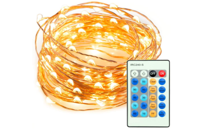 TaoTronics 33ft 100 LED String Lights TT-SL036 Dimmable with Remote Control