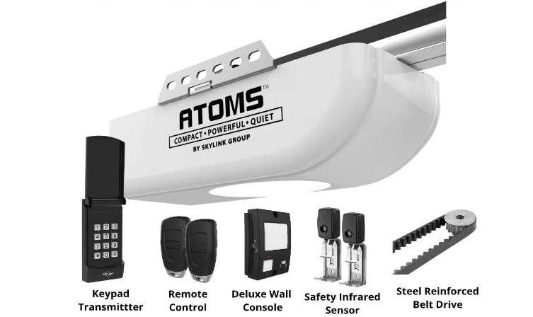 ATOMS AT-1622BK By Skylink 1 2HPF Garage Door Opener