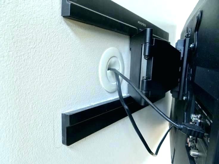 How to hide TV cables behind a wall