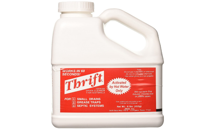 THRIFT FBA_T-600 T-600 Alkaline Based 6 lb. Granular Drain Cleaner