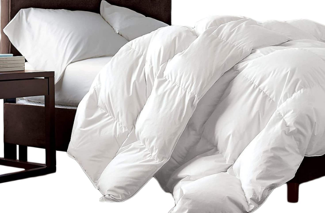 Luxurious King California King Size Siberian Goose Down Comforter