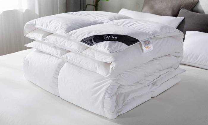 Topllen White Down Comforter